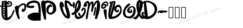 Trap SemiBold字体转换